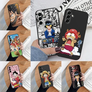 Чехол Для Samsung Galaxy A13 5G Чехол Для телефона One Piece Manga Luffy Zoro Задняя Крышка Из Мягкого ТПУ Funda Для Samsung A 13 5G Черная Оболочка